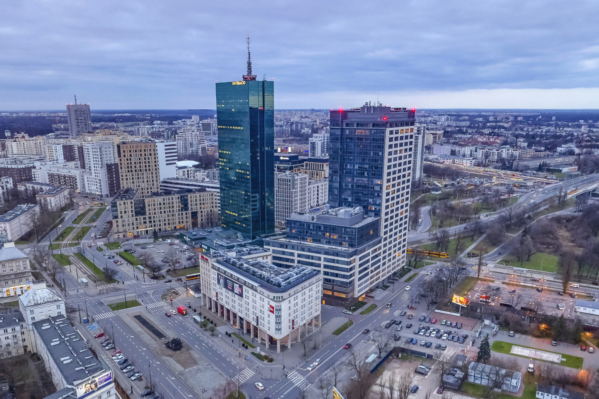 Panorama znad ul. Sapieżyńskiej
